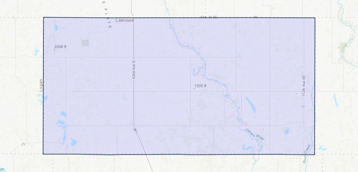 An appraisal of pumping effects on the Edgeley Aquifer, La Moure County, North Dakota, as