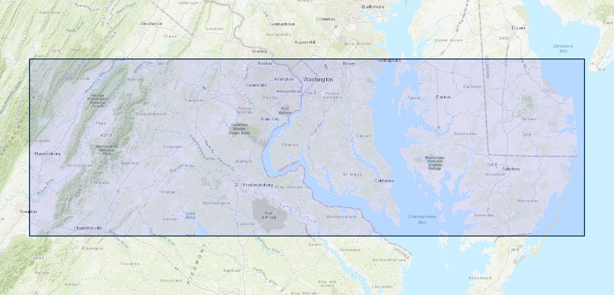 Hydrologic Unit Map 1974, states of Maryland and Delaware U.S