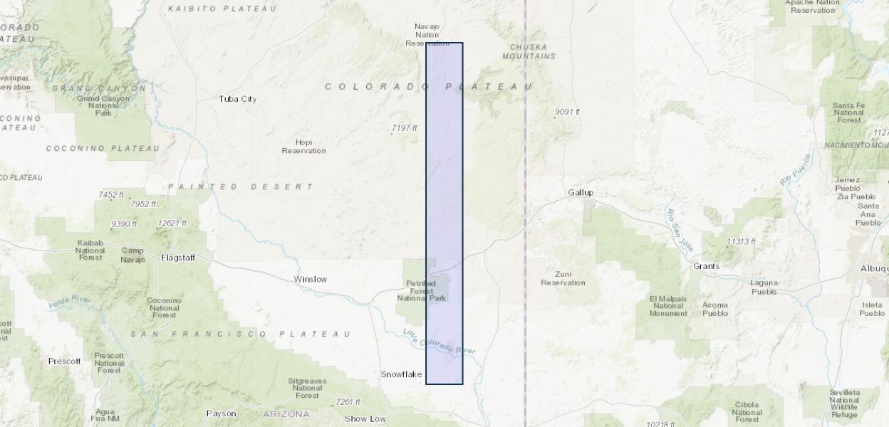 Airborne radioactivity survey of the PintoChinle area, Apache County