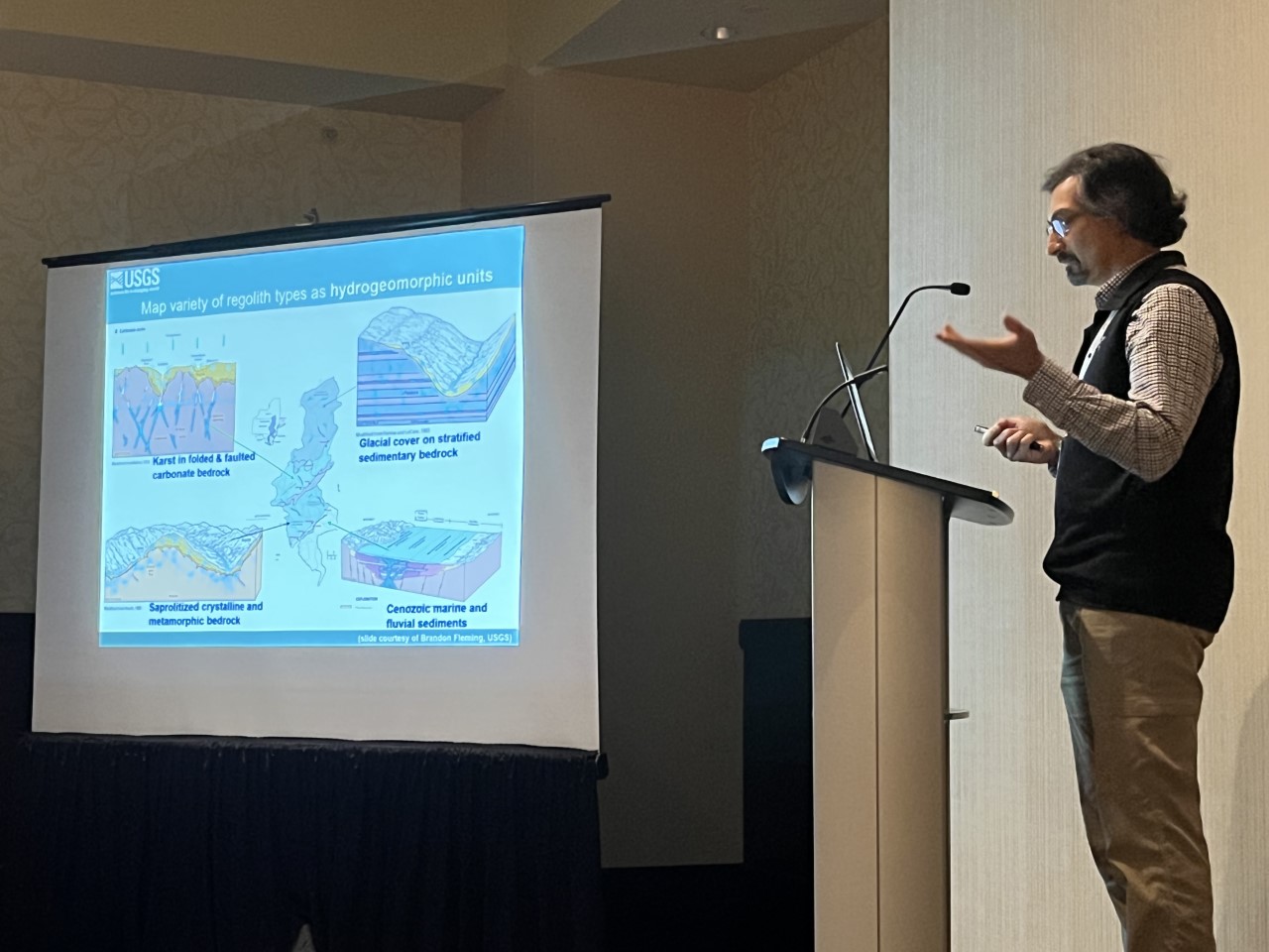 Daniel Doctor presents at the 2022 NE GSA Section Meeting
