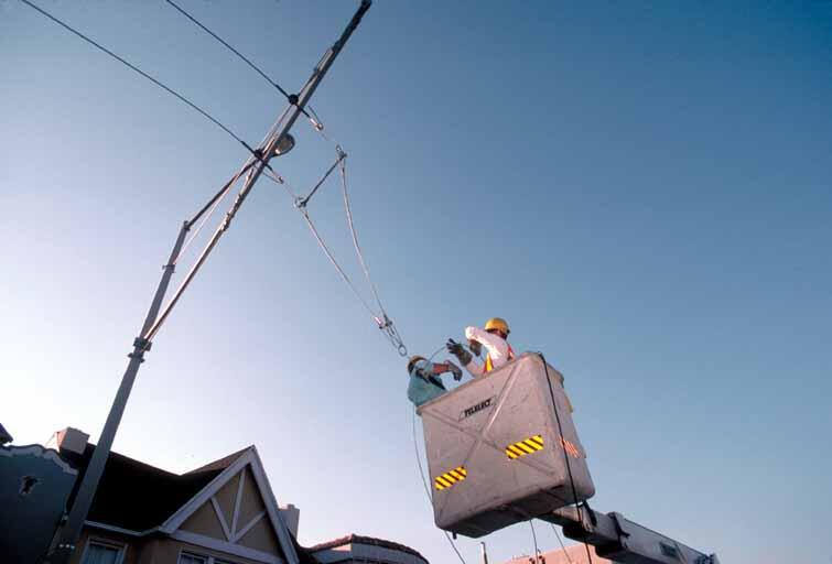 Image: Electric Wires Being Removed