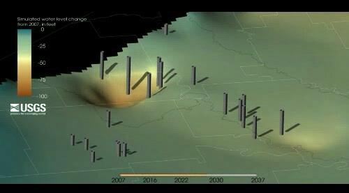 video thumbnail: Simulated groundwater declines in Central Arkansas