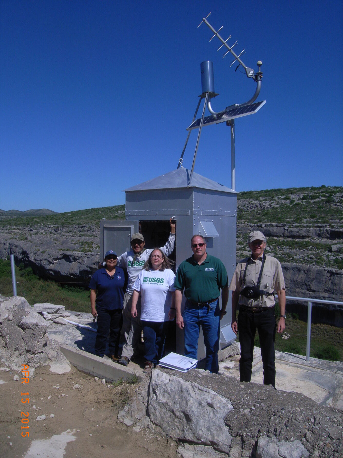 Pecos River at the Langtry gage house