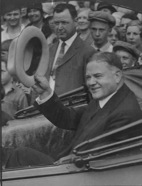 Image: Hoover Campaigning for President