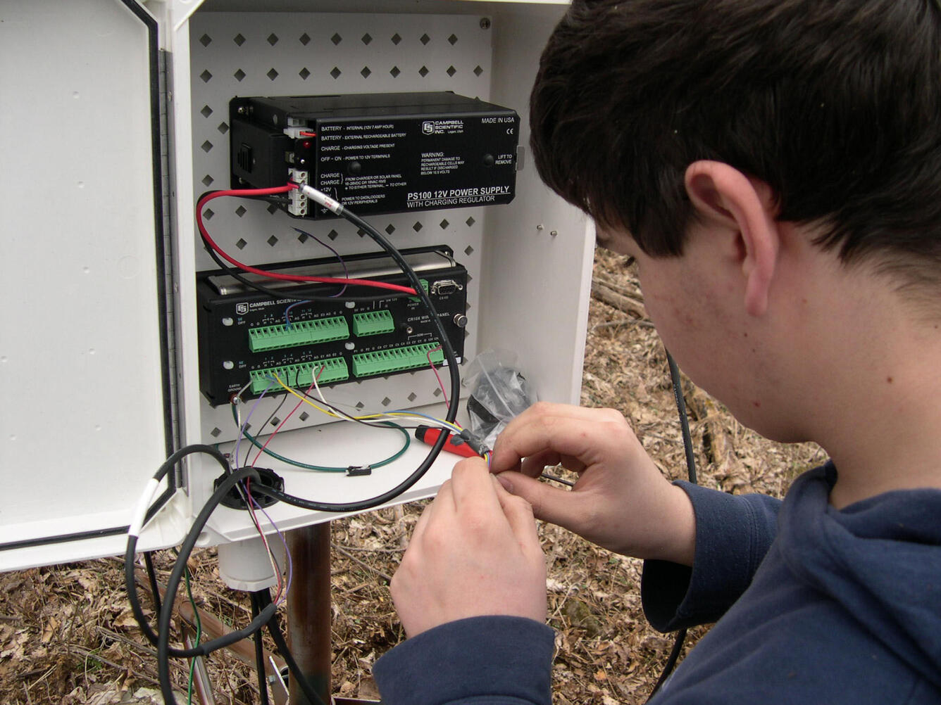 Image: USGS Employee At Work