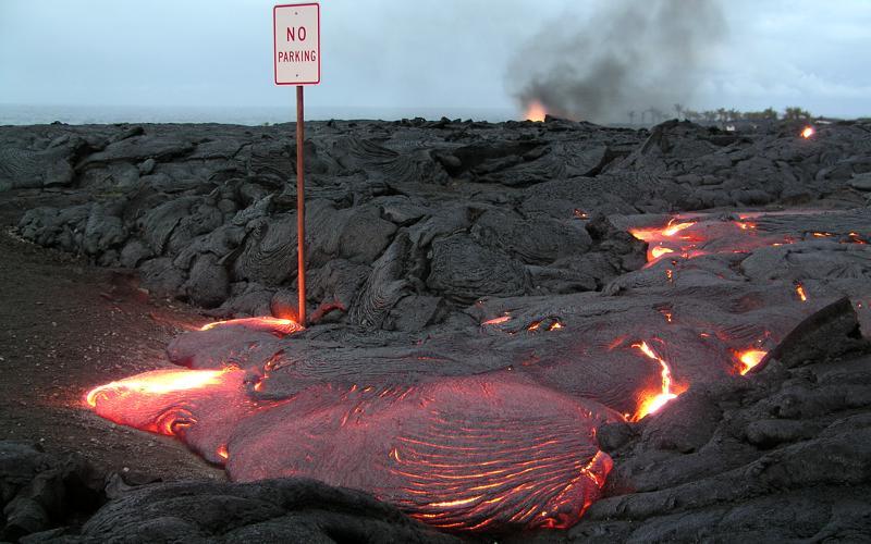 photo of lava