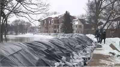 video thumbnail: USGS Crews Measure Historic Flooding in Fargo, ND
