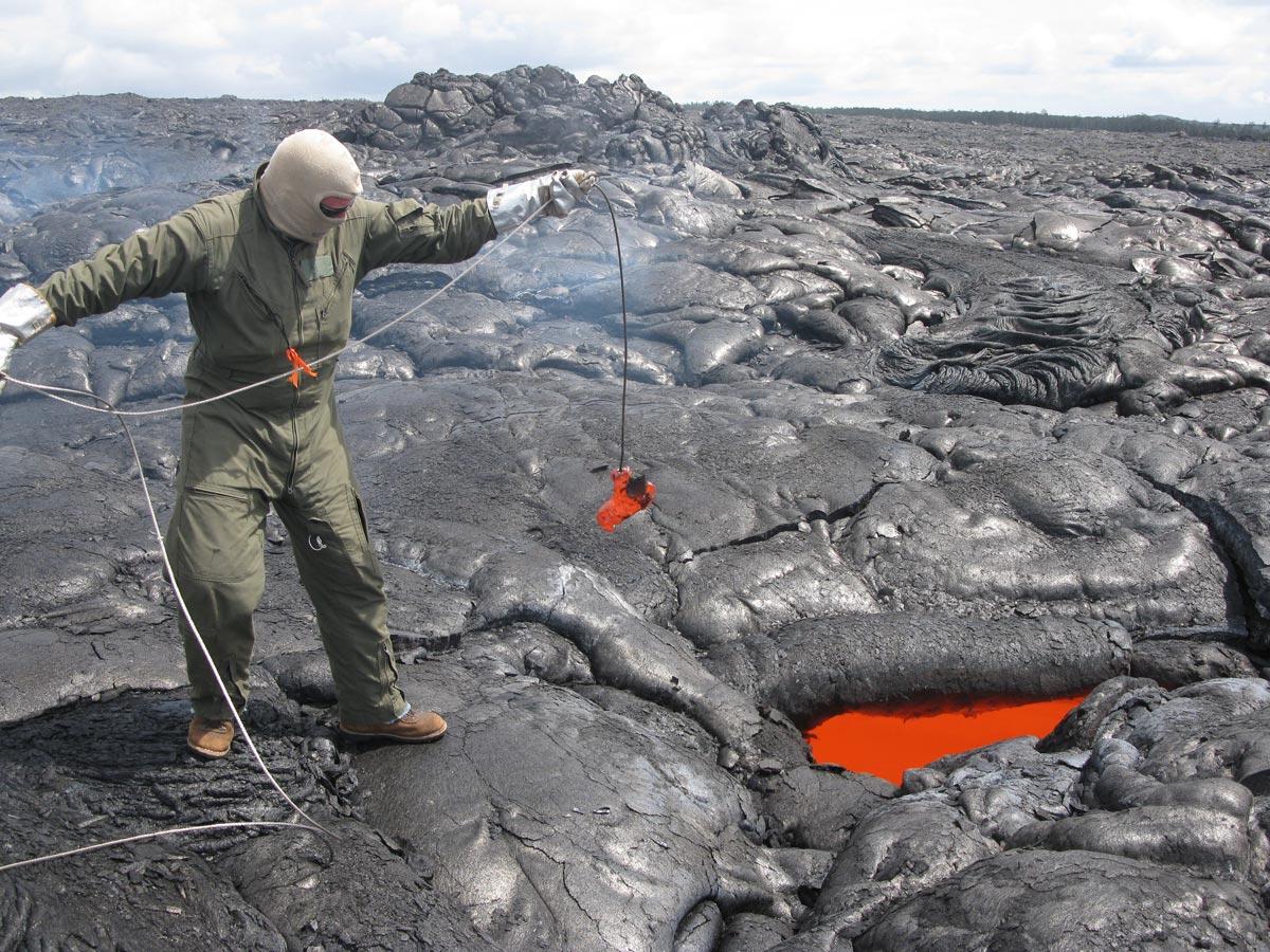 Image: Lava Sampling