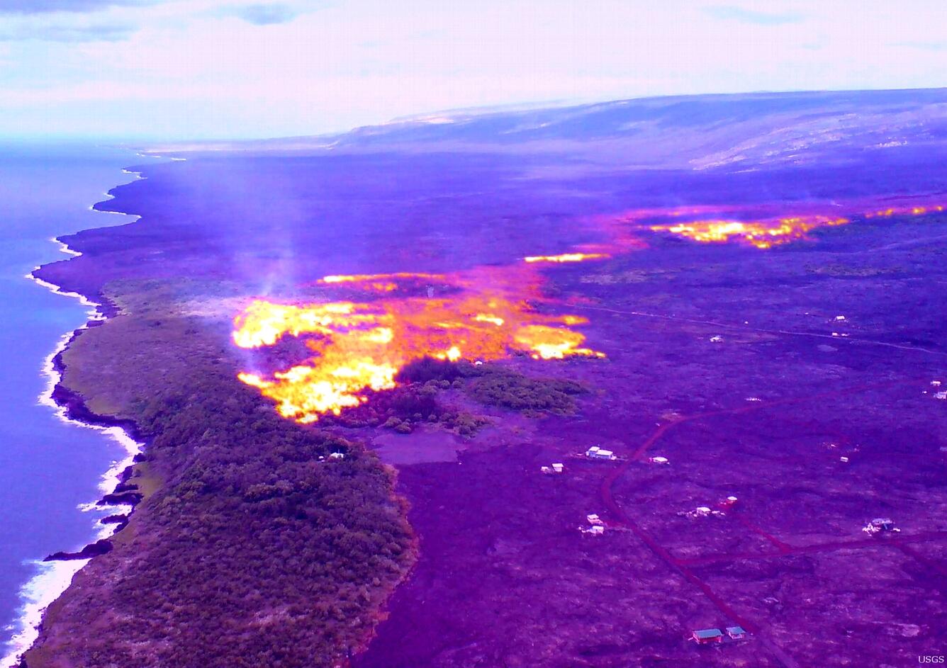 Image: Composite Photo of Active Flow Front