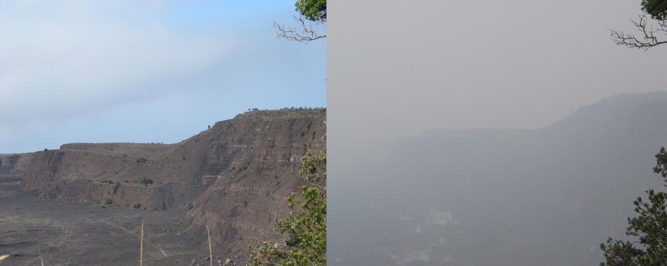 Image: Vog from Kilauea