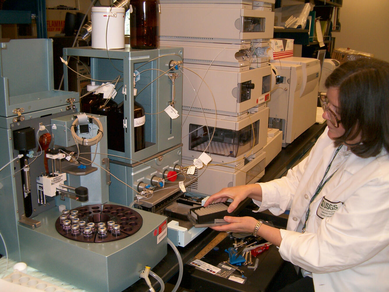 Image: USGS Employee At Work