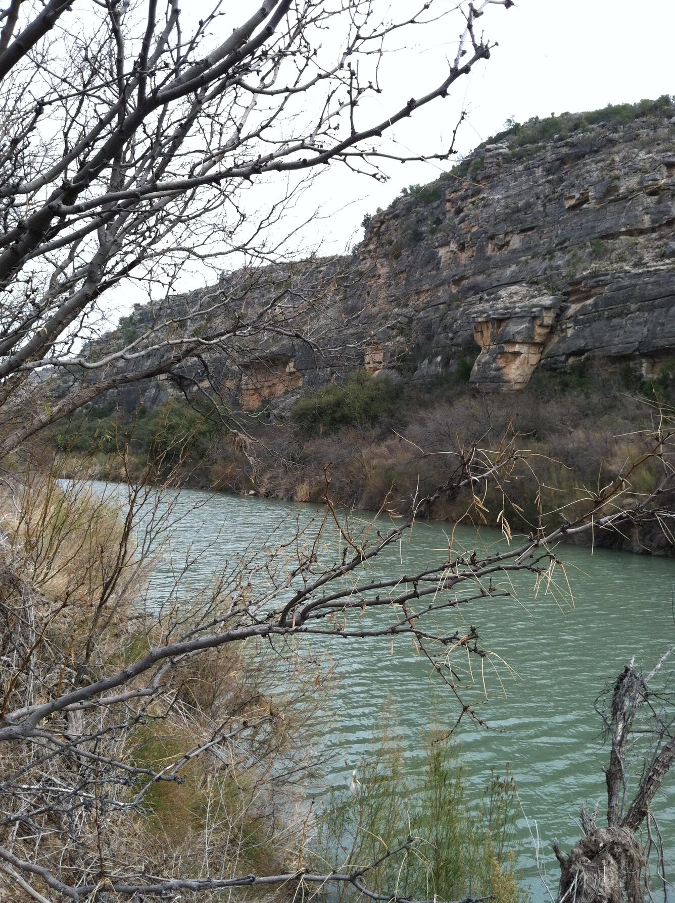 Pecos River above Independence Creek, TX - upstream view