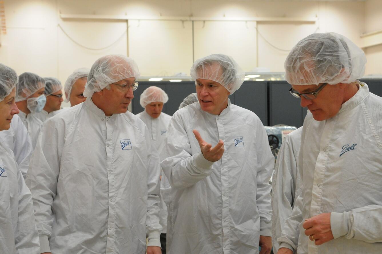 Image: Secretary Salazar Charts Future for Landsat Satellite Program