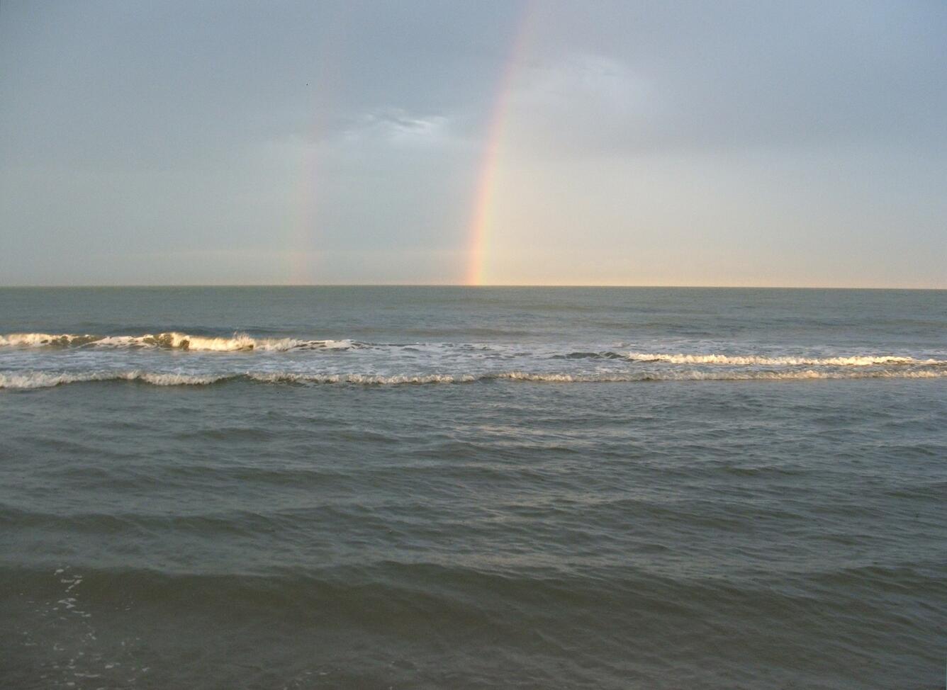 Image: Ocean and Double Rainbow 1