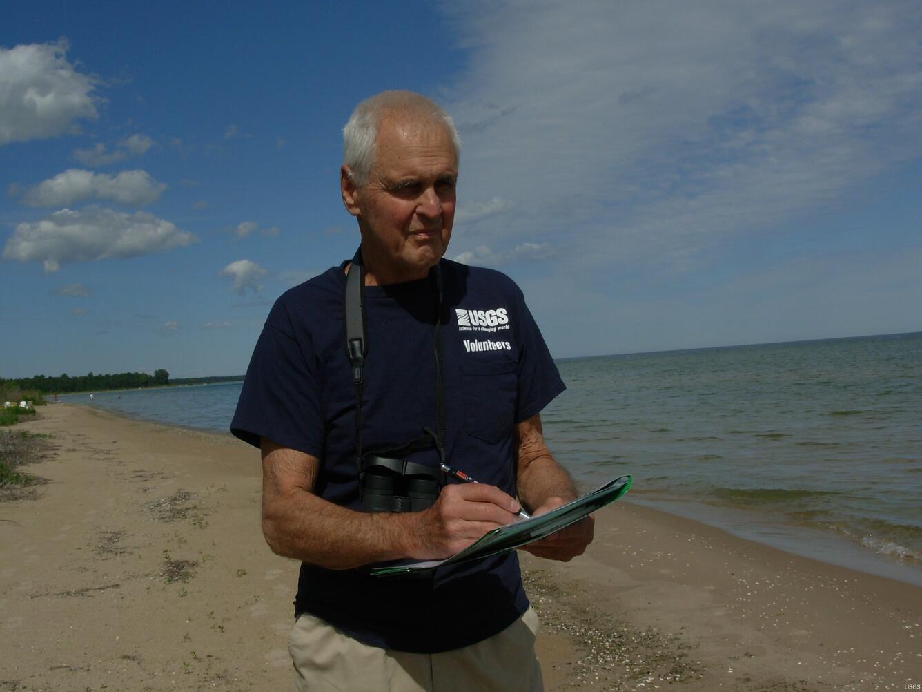 Image: Volunteers Monitor Bird and Beach Health