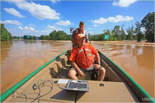 Image: 2009 Atlanta Flood and Stream Gage Repairs 
