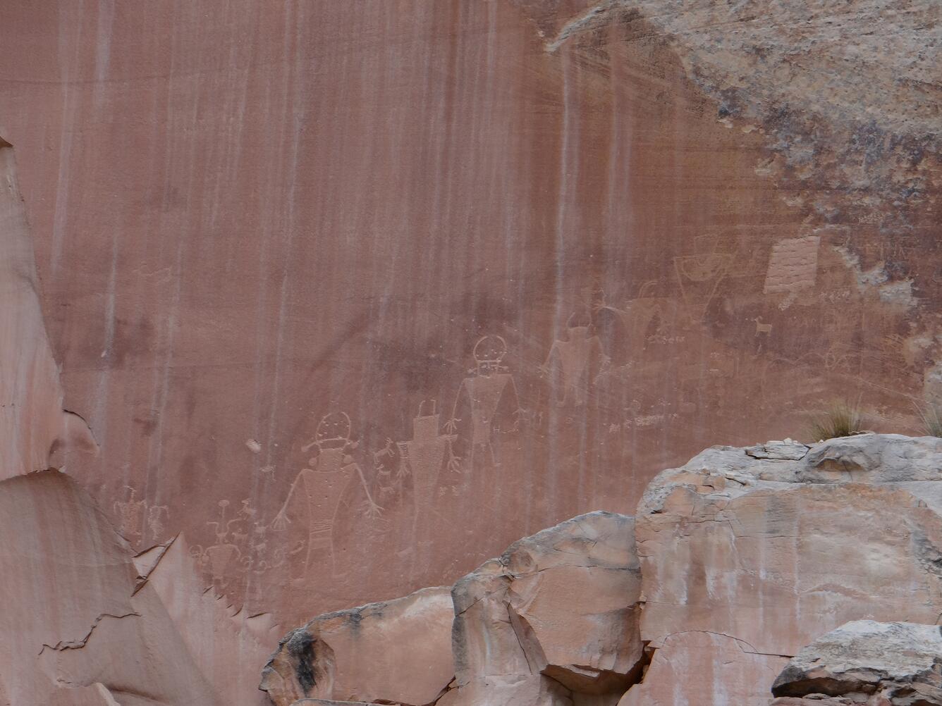 Image: Petroglyphs in Captiol Reef