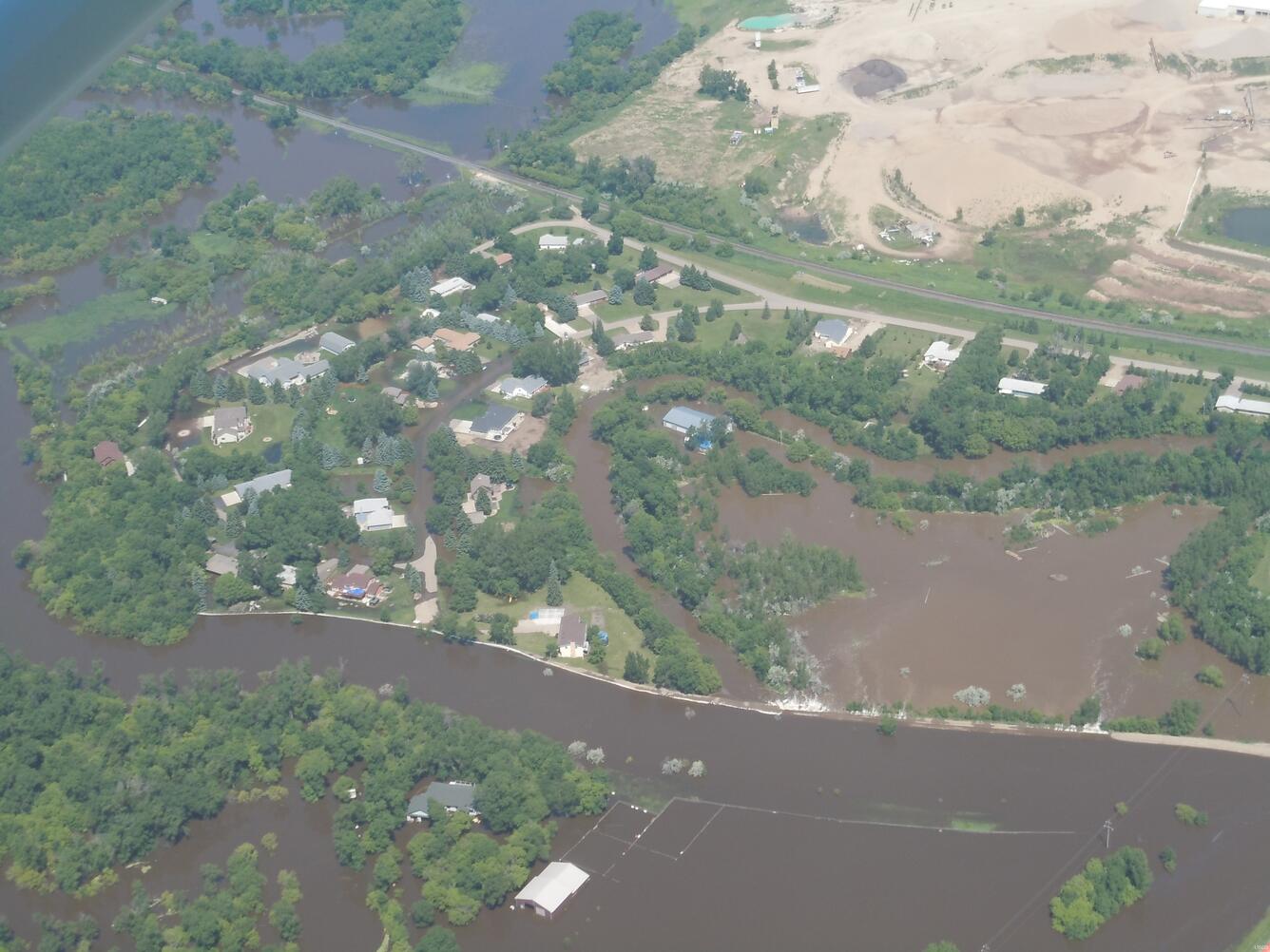 Image: Souris River at Minot