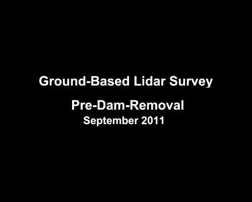 video thumbnail: Lower Elwha River, Ground-Based Lidar Fly-Through