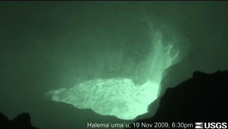 video thumbnail: Lava Within Halema'uma'u Vent Cavity