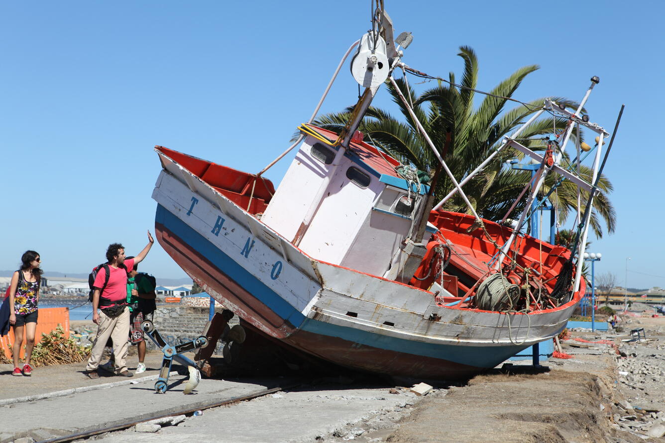 Image: Tsunami Carried Boat