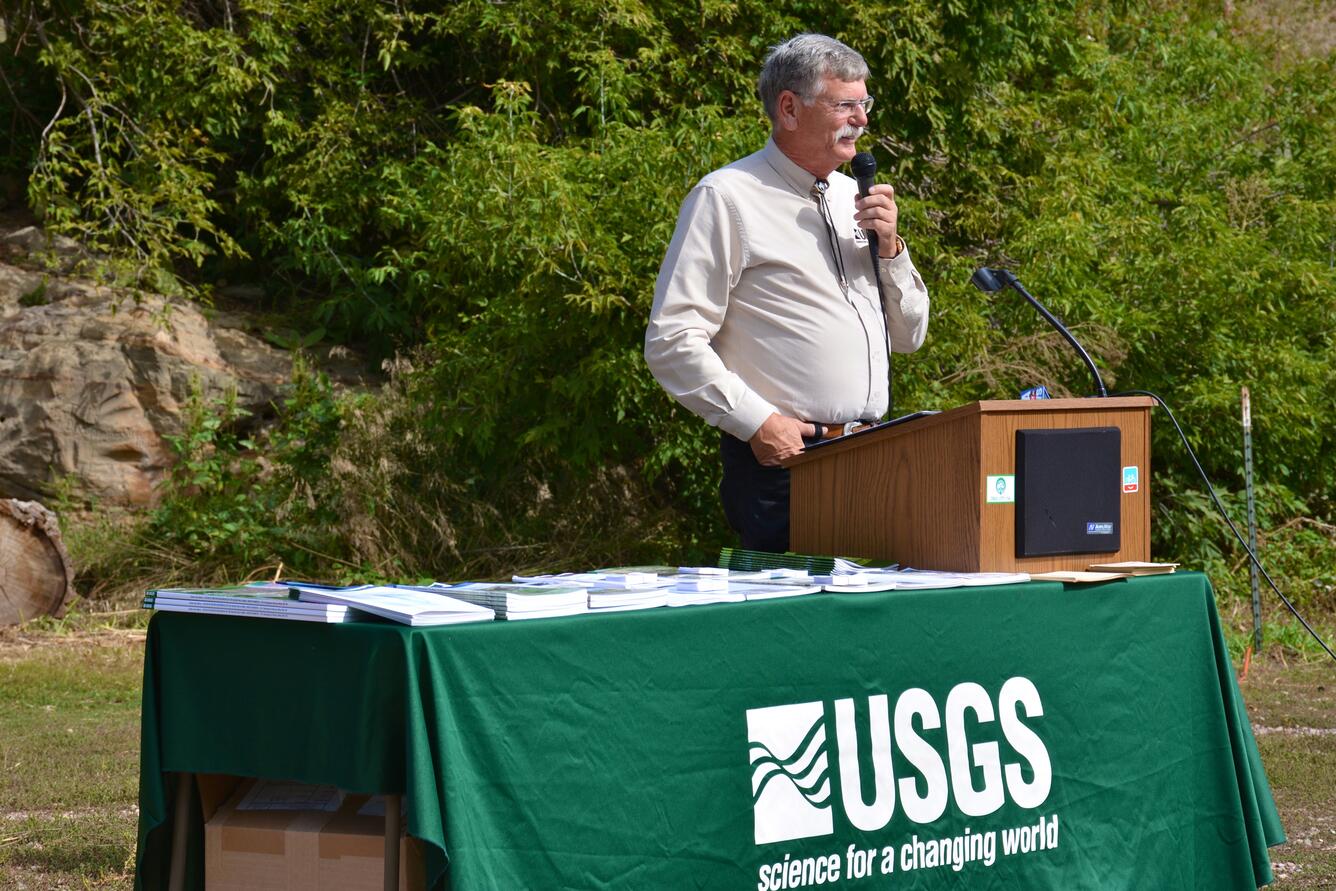 Image: Mark Anderson, Showcase Streamgage Dedication