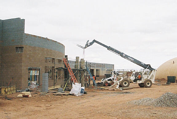 Image: Construction of Leupp School