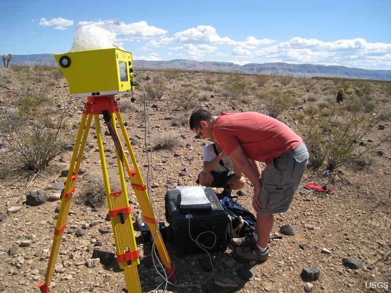 Image: Scientist Using Terrestrial Lidar Equipment