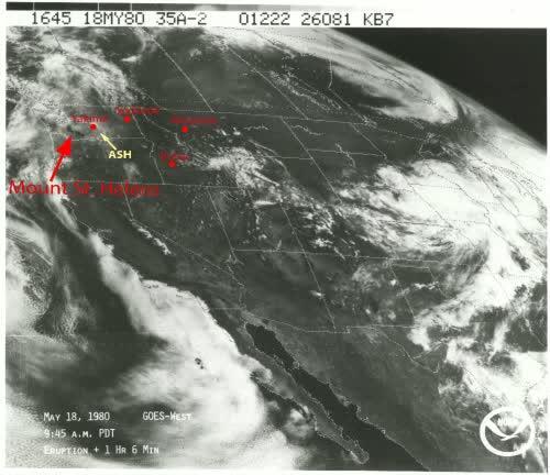 video thumbnail: Mount St. Helens 1980 Ash Cloud as Seen From Space