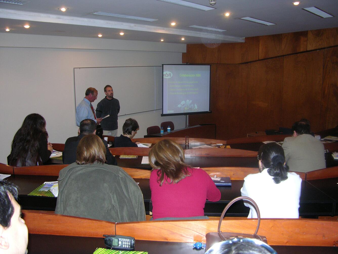 Image: Presentation at Paraguay Biodiversity Informatics Workshop