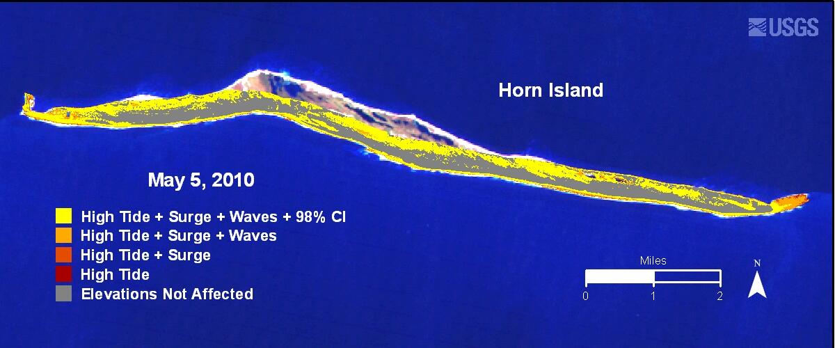 Image: Horn Island Inundation Map