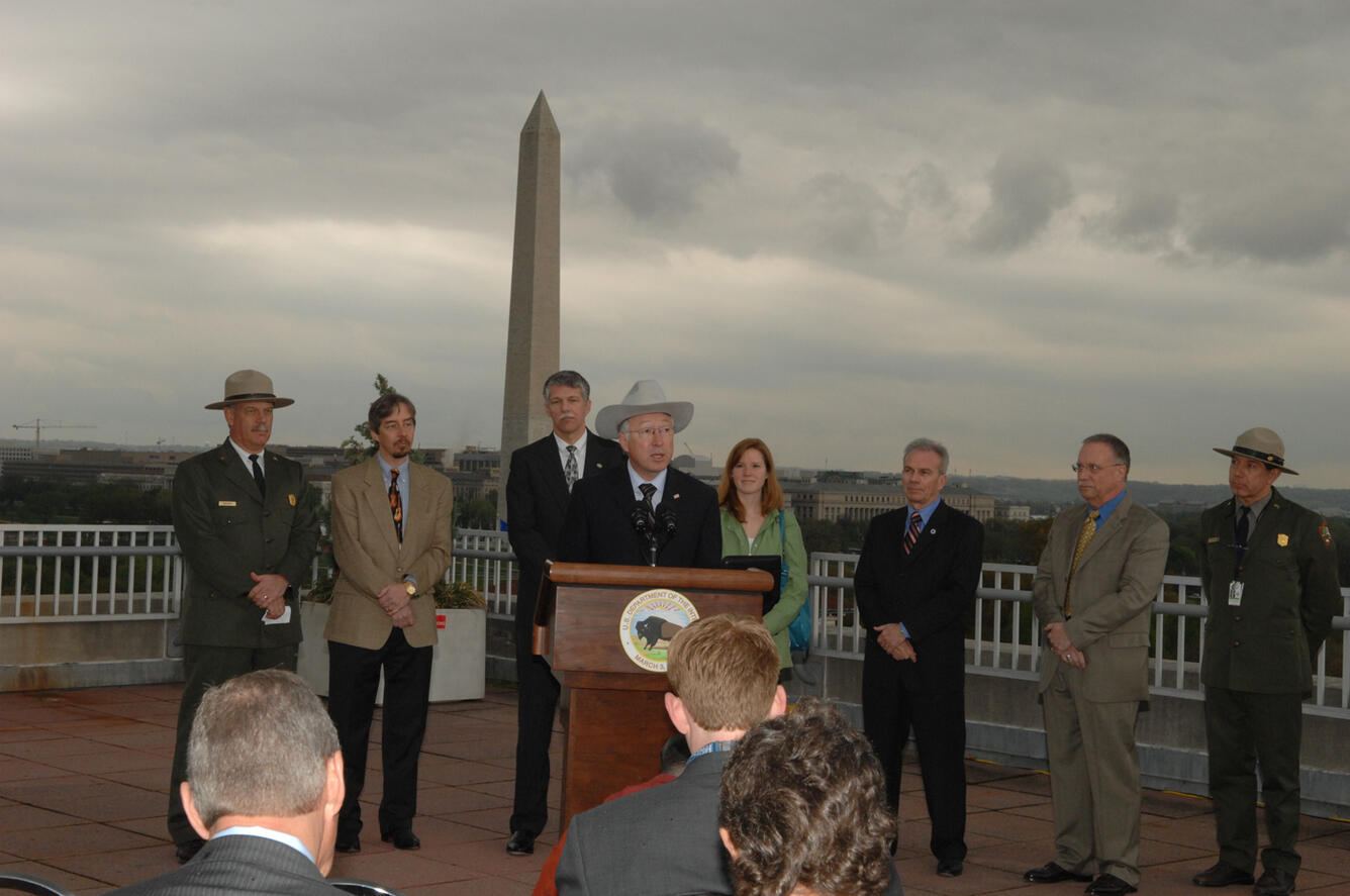 Image: Secretary Salazar: Announcing Investments in America's National Parks