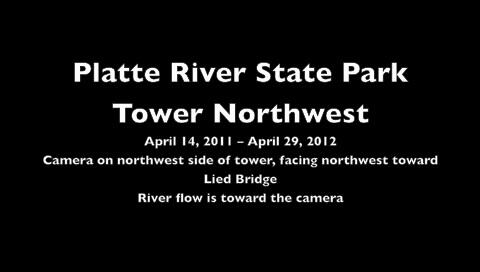 video thumbnail: Time-Lapse Video of the Platte River at Platte River State Park Tower Northwest