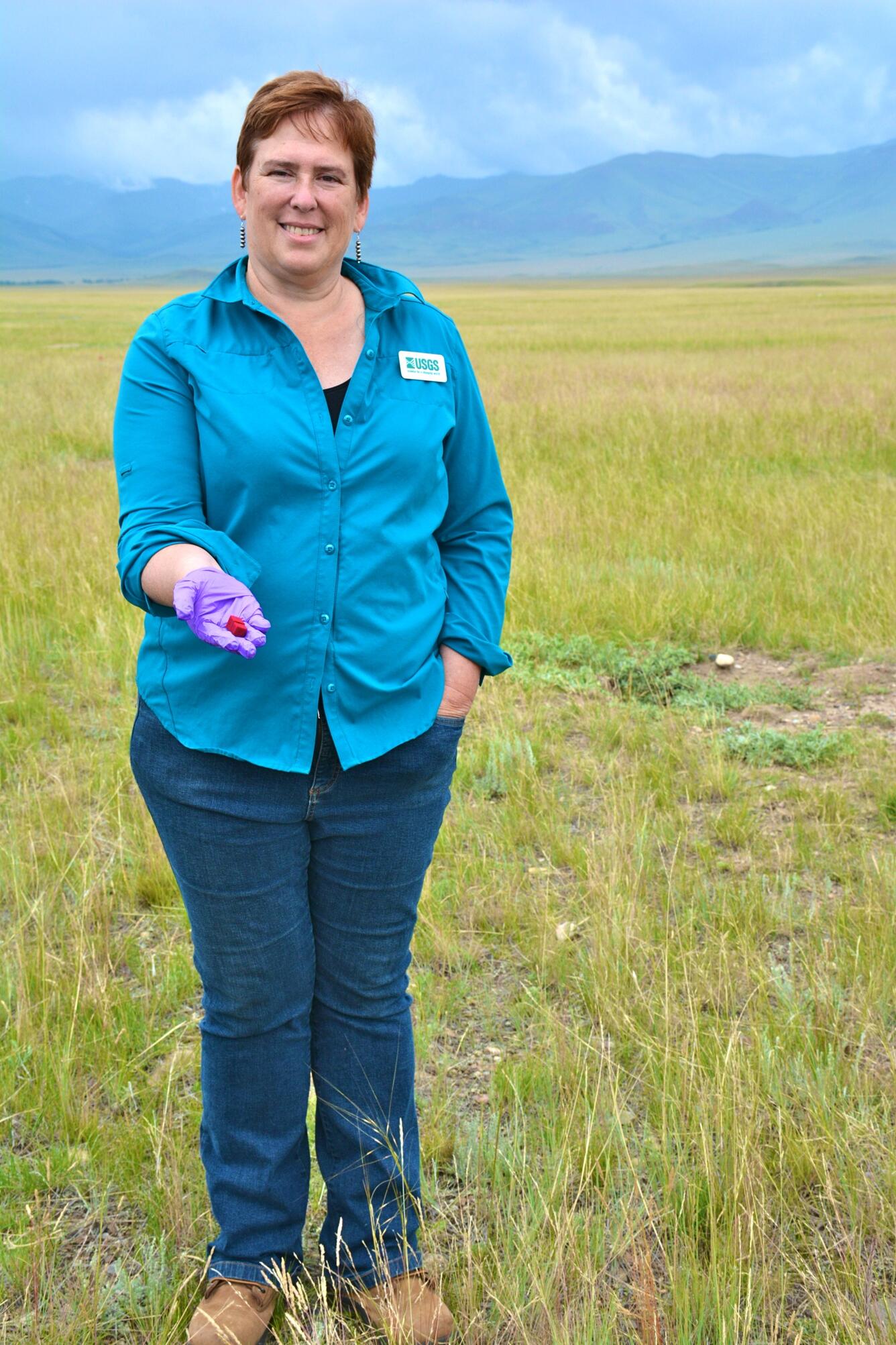 Image: USGS Scientist Tonie Rocke