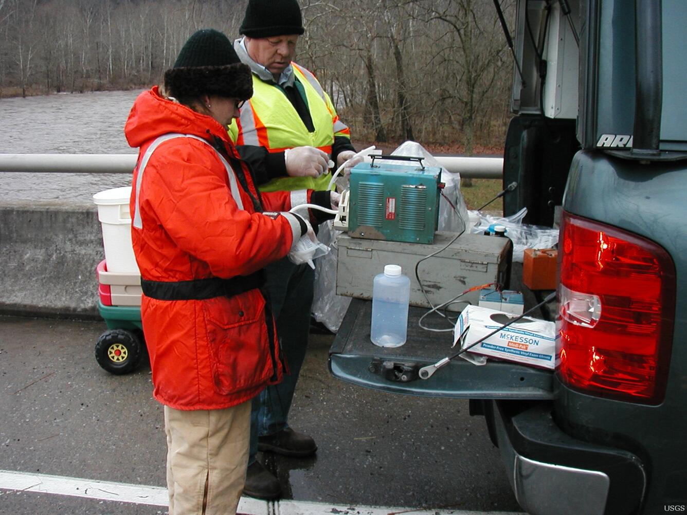 Image: Storm Sampling on the Clinch River
