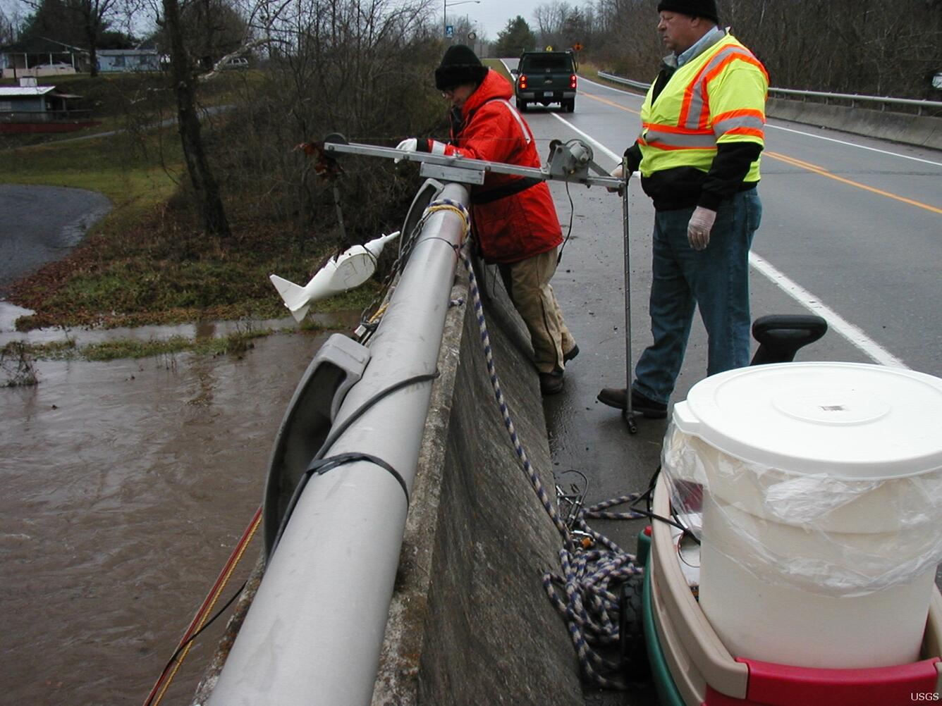 Image: Storm Sampling on the Clinch River
