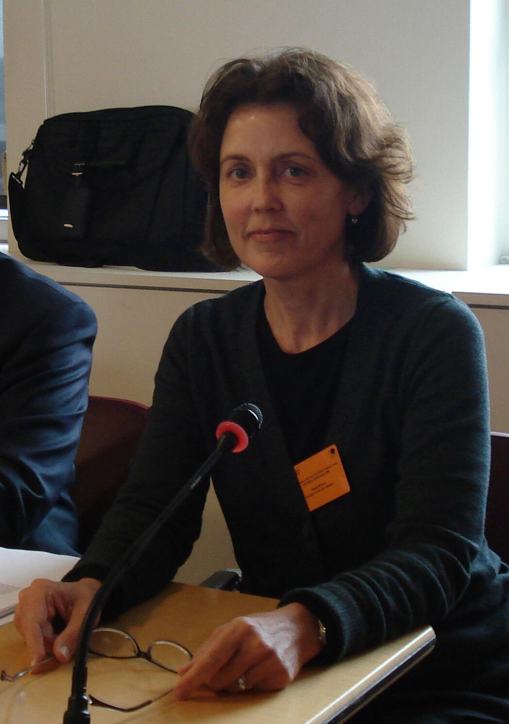 Image: USGS Scientist Susan Hall at a 2009 IAEA Uranium Group Meeting