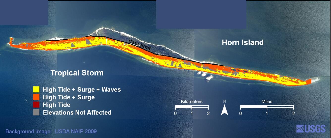 Image: Horn Island tropical storm weather scenario