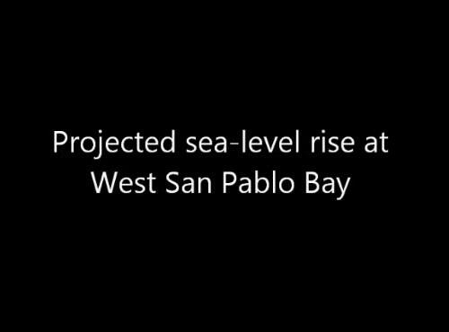 video thumbnail: Sea-level Rise Scenario for San Francisco Bay Estuary - West San Pablo Bay Marsh