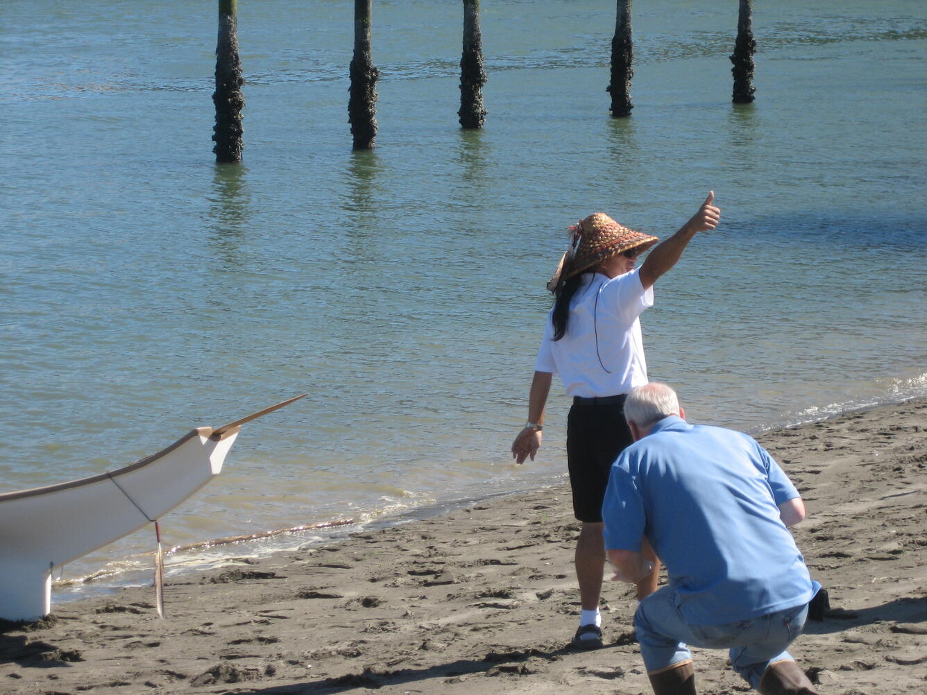 Image: Canoe Arriving at Swinomish