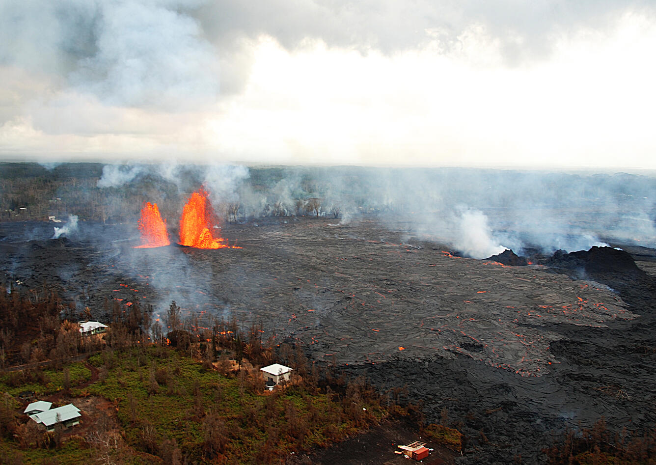 image related to volcanoes. See description