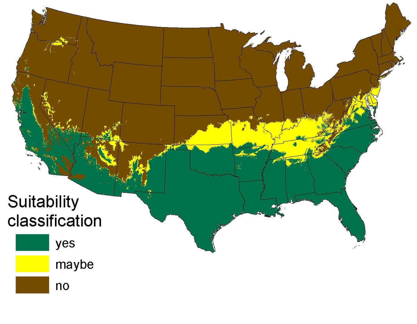 Image: Projected Python Range (in U.S.)