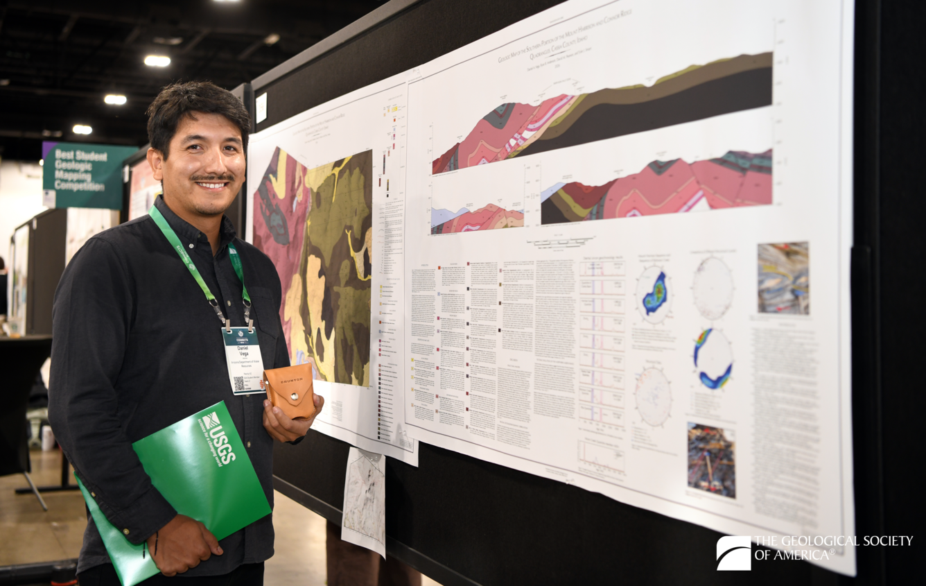 BSGMC Daniel Vega with map