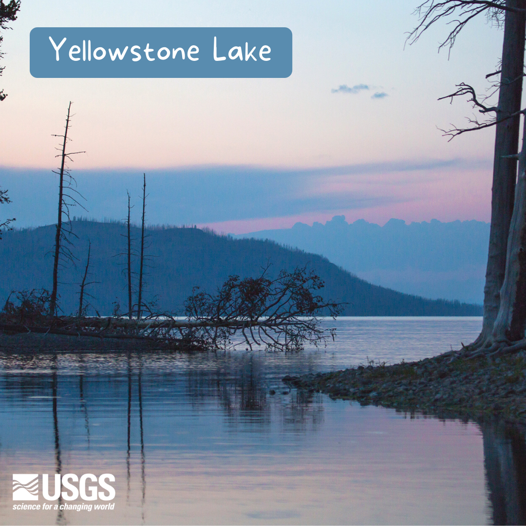 A photo of Yellowstone Lake.