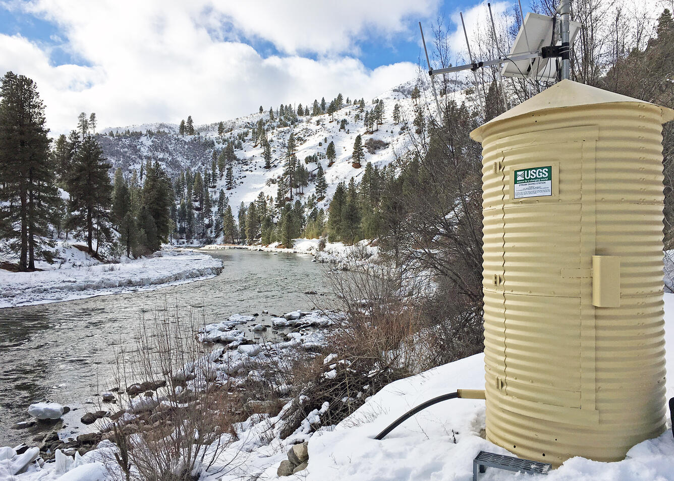 USGS streamgage station 13185000, Boise River near Twin Springs, Idaho