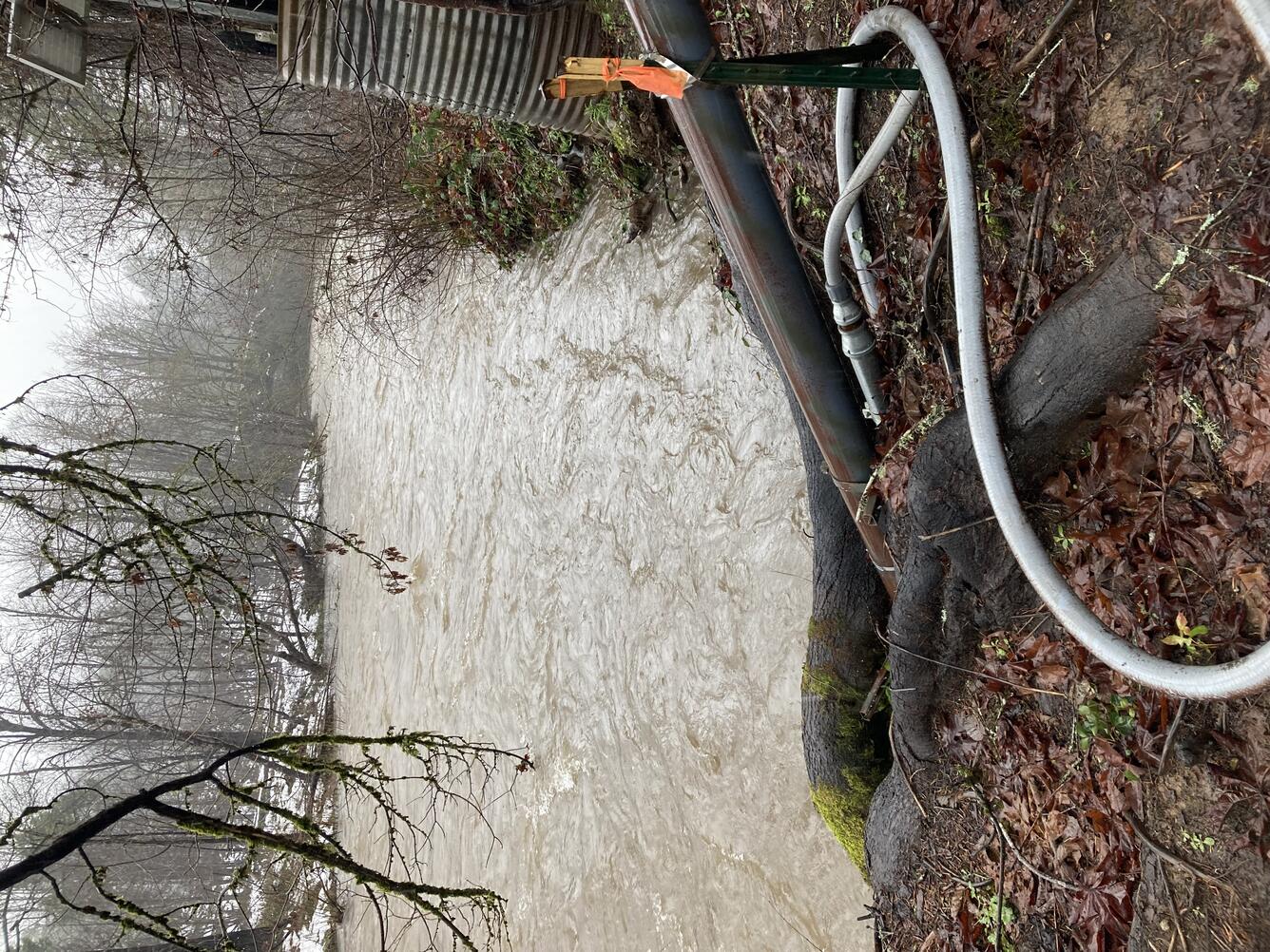 Rain on snow at USGS 14163000 Gate Creek at Vida, OR