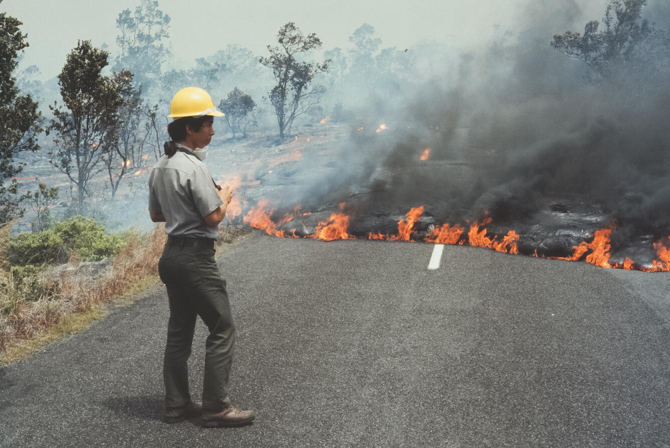 May 1973 Eruption near Hiʻiaka Crater