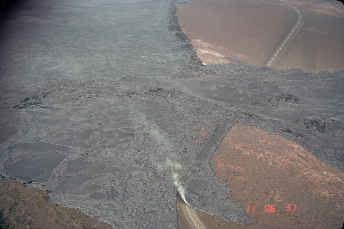 September 1982 Kaluapele Eruption