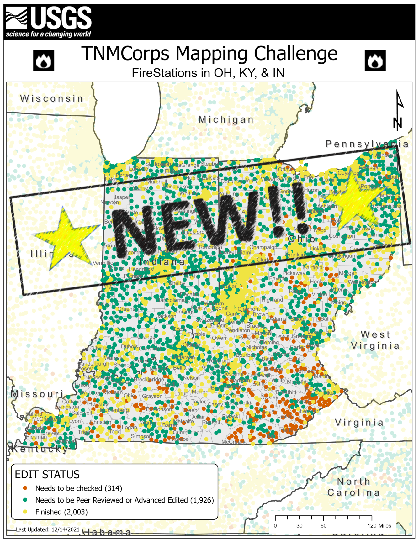 TNMCorps Mapping Challenge: Fire Stations in OH KY IN NEW