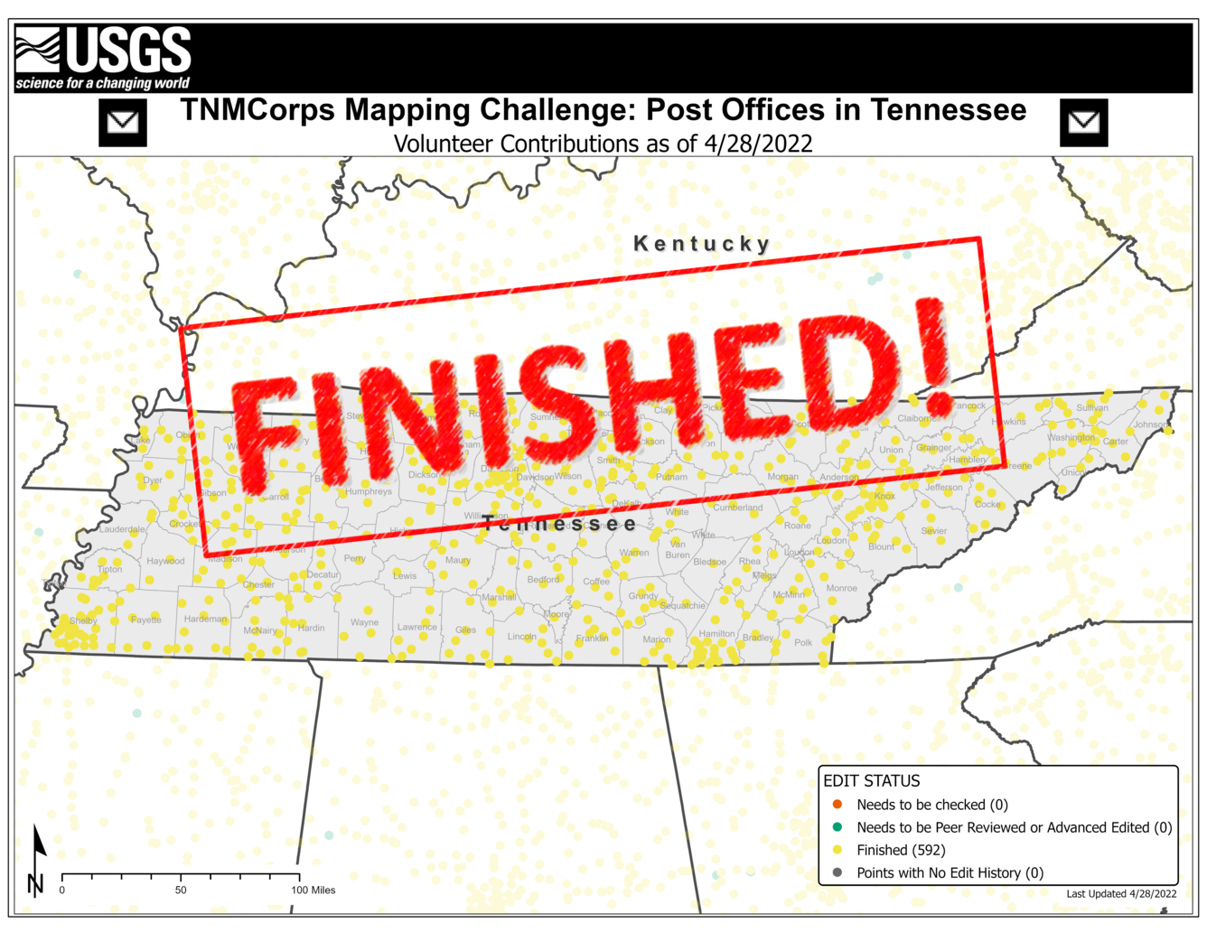 TNMCorps Mapping Challenge: Post Offices in Tennessee with No Edit History FINISHED